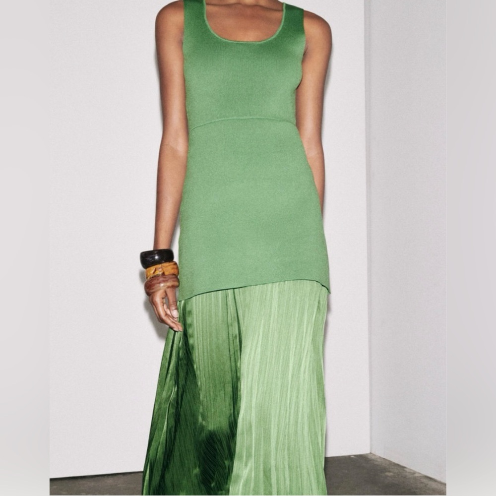 Zara Green Maxi Dress